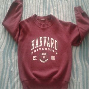 child's size 5 Harvard sweat shirt